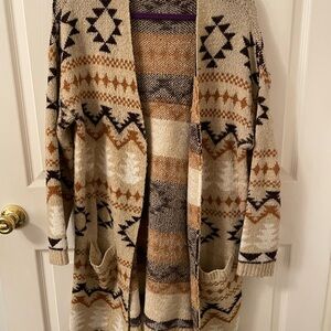Geometric Patterned Women's Sweater